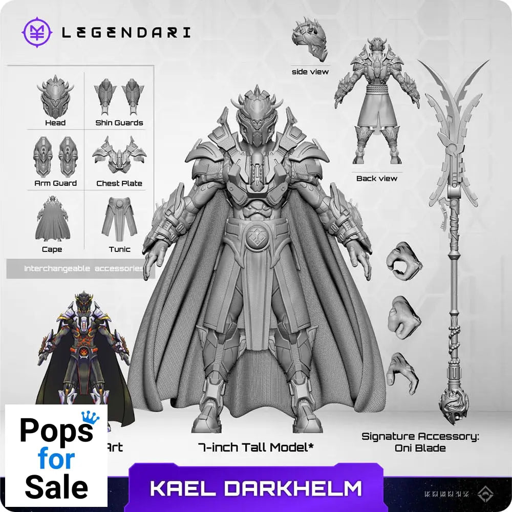 Legendari Actionfigur 1/10 Kael Darkhelm 18 cm