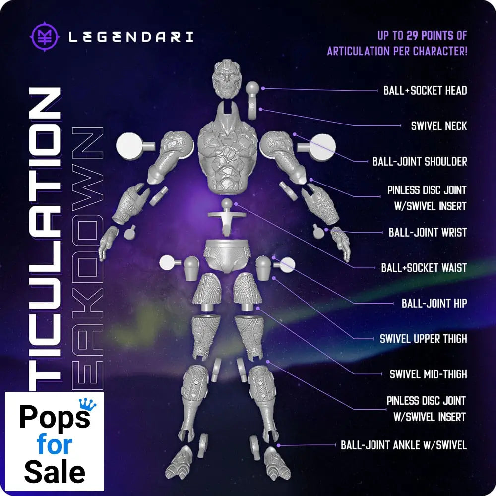 Legendari Actionfigur 1/10 Nekzus 18 cm Action figures