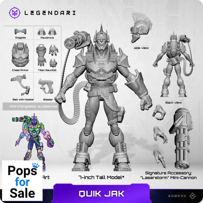 Legendari Actionfigur 1/10 Quik Jak 18 cm