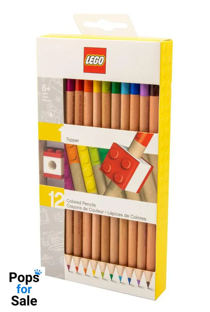 LEGO Coloured Pencil 12-Pack Topper Stationery