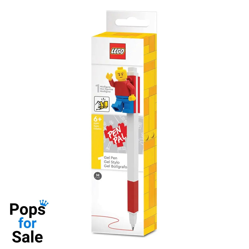 LEGO Gel Pens with Legofigur Red