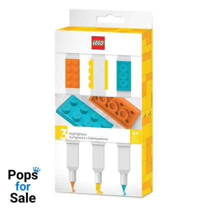 LEGO Highlighters 3-Pack Bricks