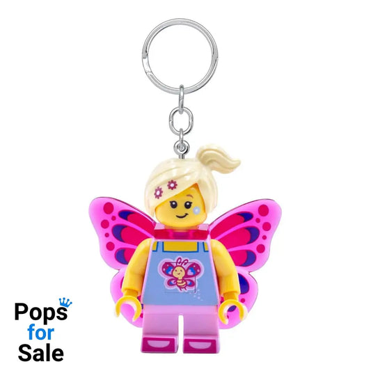 LEGO Iconic Light-Up Keychain Butterfly Girl 8 cm