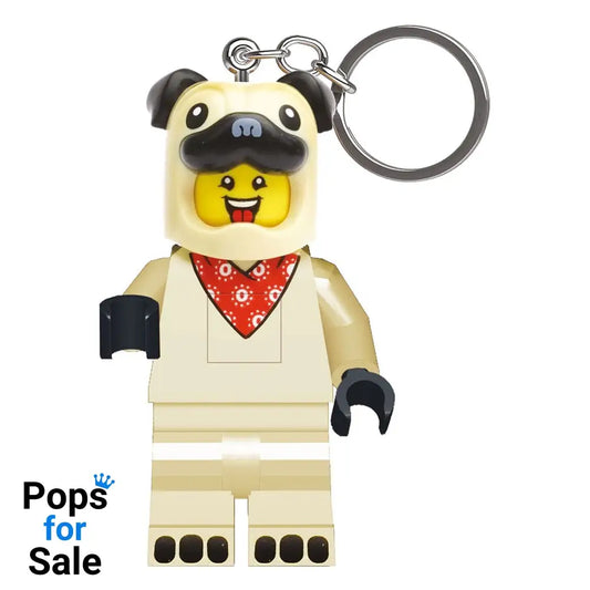 LEGO Minifigures Light-Up Keychain Pug 8 cm Keyrings