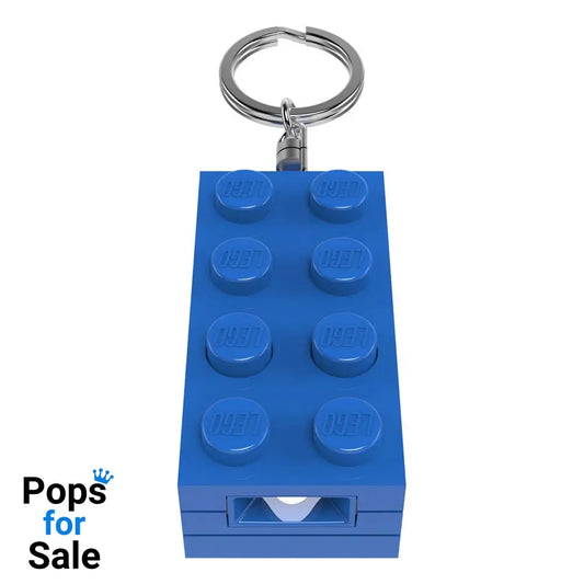 LEGO Minifigures Light-Up Keychain Stone blue 8 cm Keyrings
