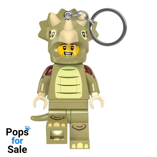 LEGO Minifigures Light-Up Keychain Triceratops Costume 8 cm