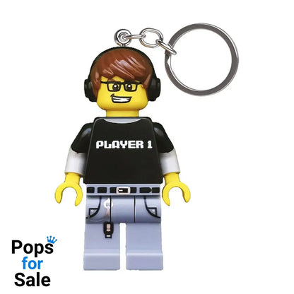 LEGO Minifigures Light-Up Keychain Video Game Guy 8 cm Keyrings