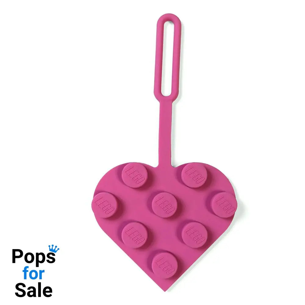 LEGO Minifigures Luggage tag Heart Rosa 10 cm