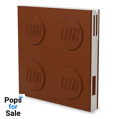 LEGO Notebook with Pen Brown Stationery