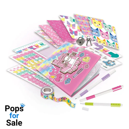 LEGO Secret Diary Set with Lock Cat Stationery