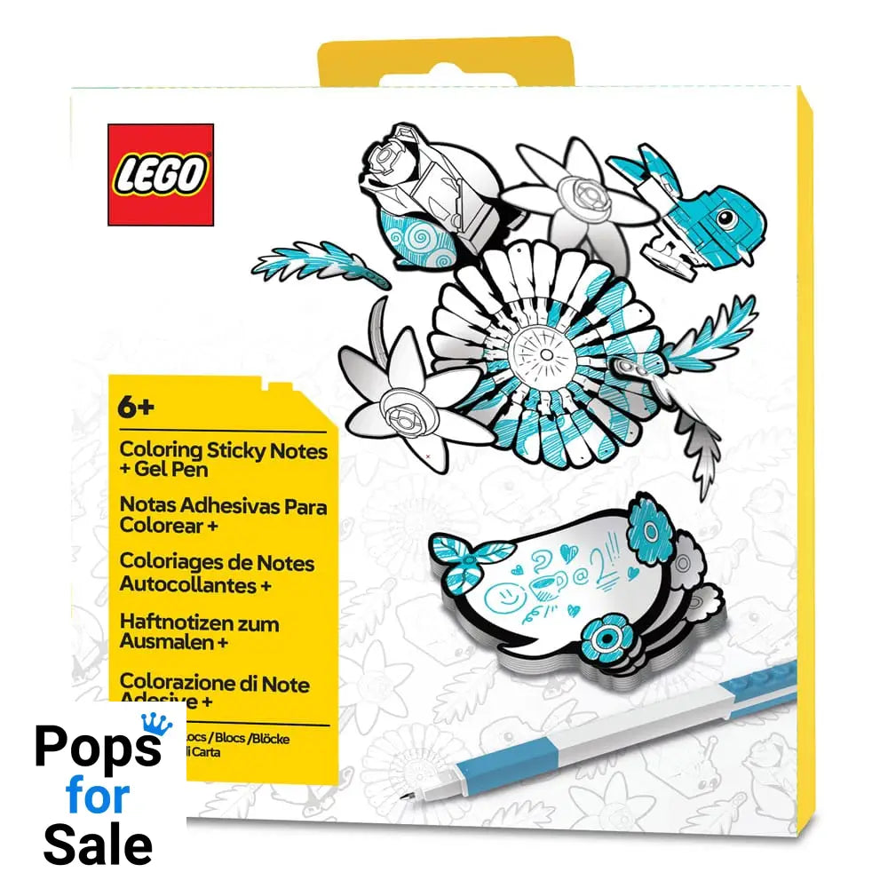 LEGO Sticky Notes Set with Pen Botanicals