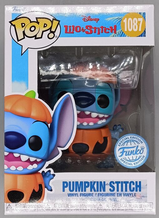 #1087 Pumpkin Stitch - Disney Lilo & Stitch Funko POP