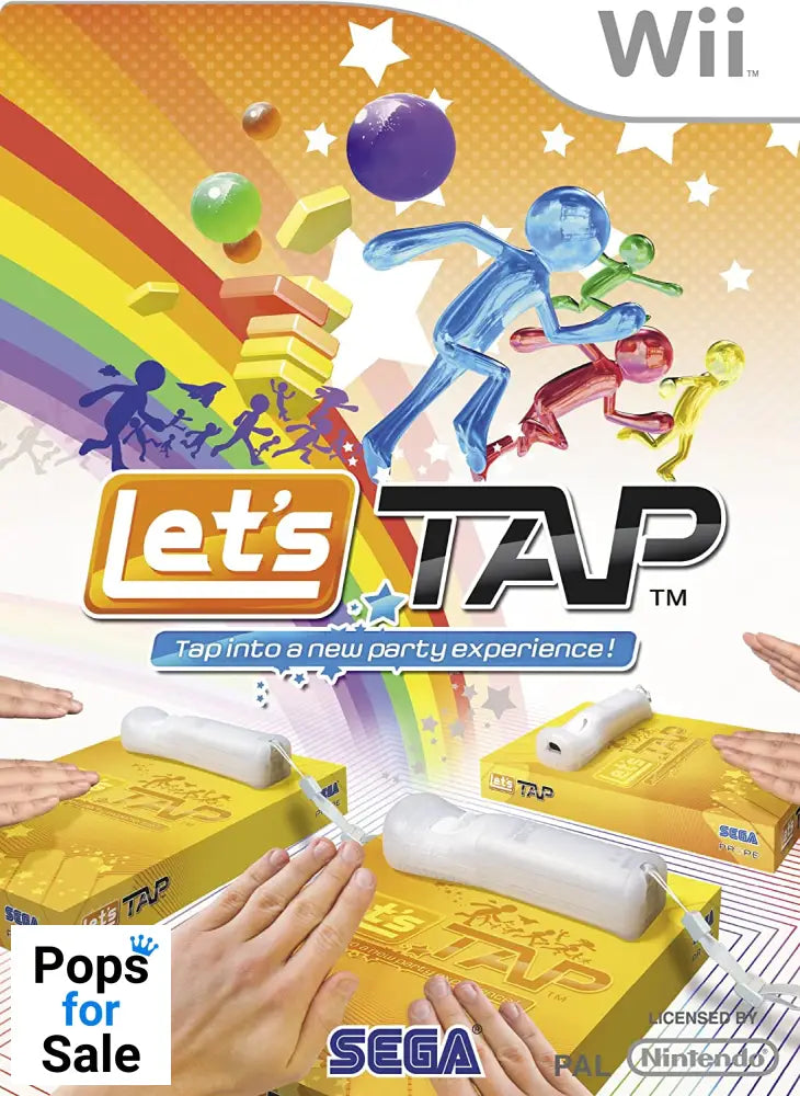 Let's Tap for Nintendo Wii/Wii-U - [No Manual or Tap Box]