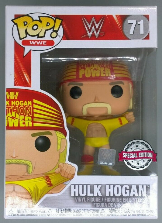 #71 Hulk Hogan (Hulkamania) - WWE Funko POP