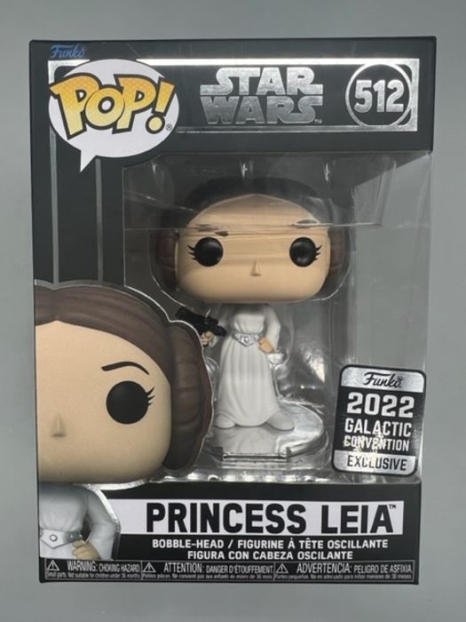 512 Princess Leia - Star Wars - 2022 Con Funko POP