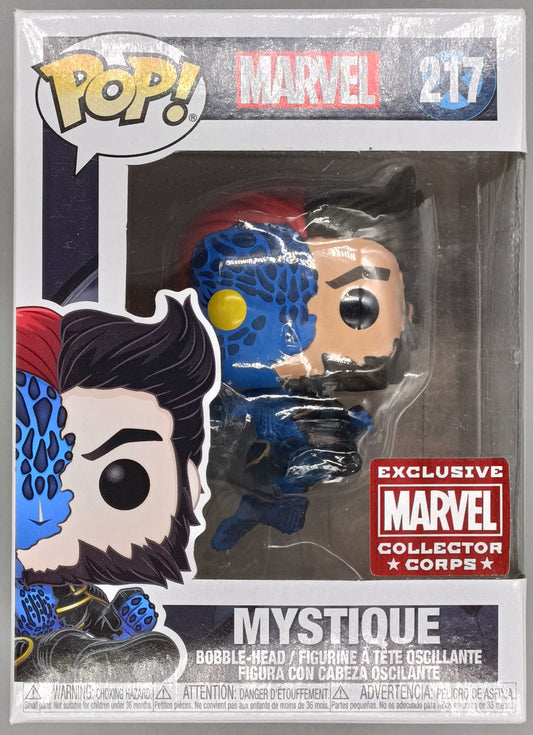 #217 Mystique (Mid-Transformation) - Marvel X-Men MCC Box Damaged Funko POP