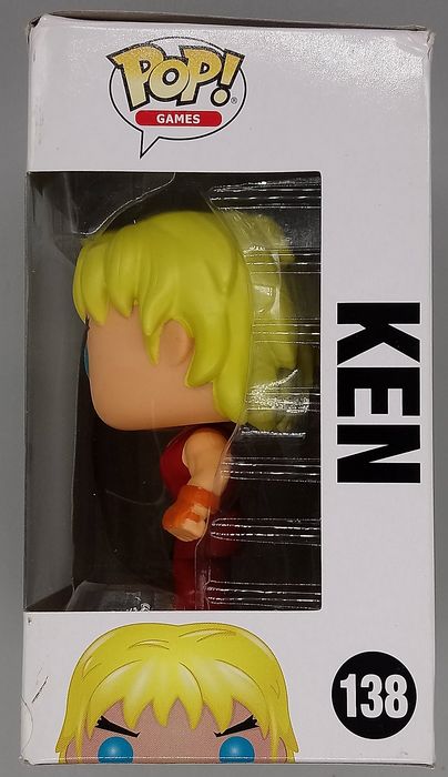 138 Ken - Street Fighter - Funko POP - Box Damaged