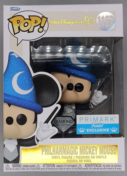 1167 PhilharMagic Mickey Mouse Diamond - Disney - Funko POP - Box Damaged