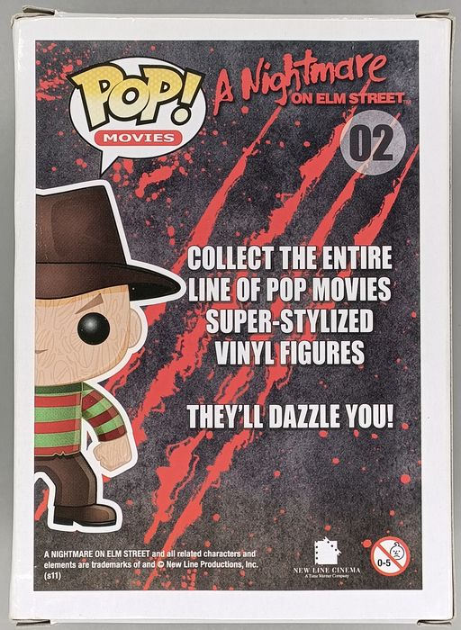 02 Freddy Krueger - Nightmare On Elm Street - Funko POP - Box Damaged