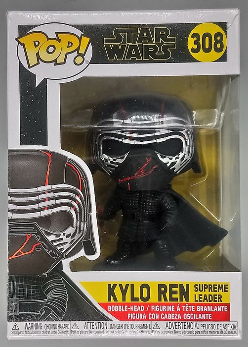#308 Kylo Ren (Supreme Leader) - Star Wars - Box Damaged Funko POP