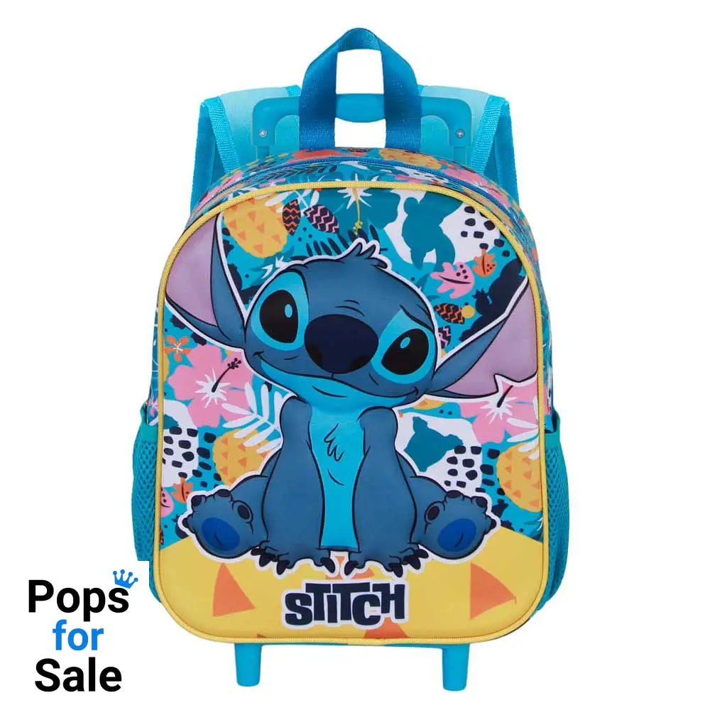 Lilo & Stitch 3D Backpack with Wheels Colors Turquoise Small
