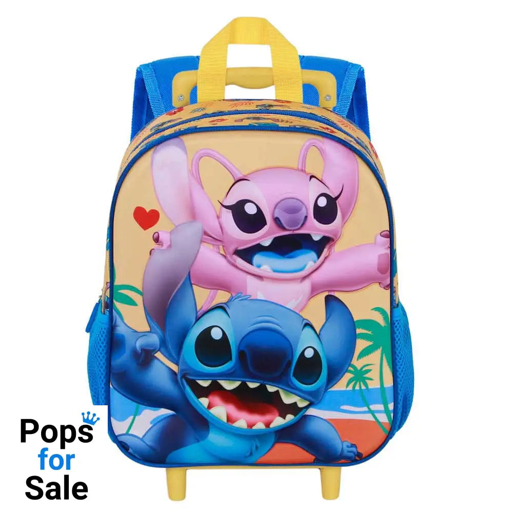 Lilo & Stitch 3D Backpack with Wheels Ocean Blue Small