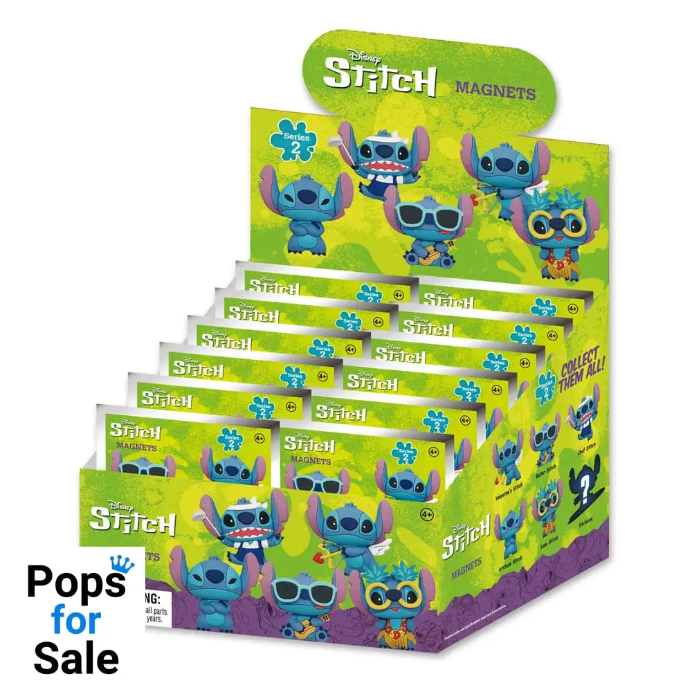 Lilo & Stitch 3D 3D Magnets Series 2 Display (12)