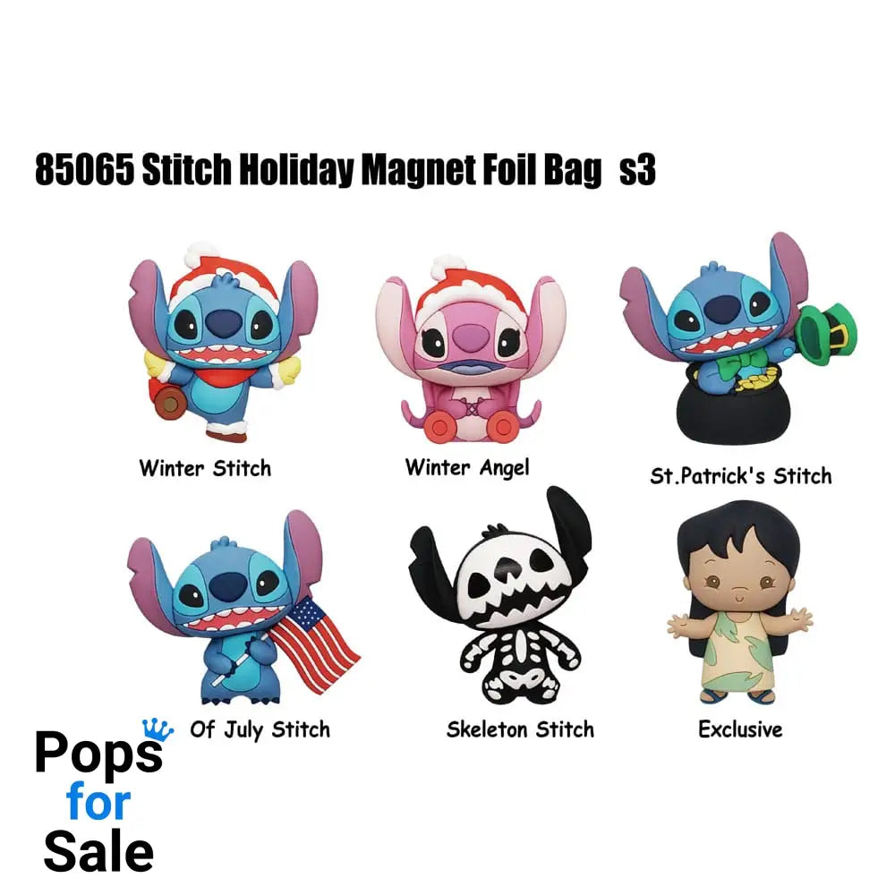 Lilo & Stitch 3D Magnets Series 3 Display (12)