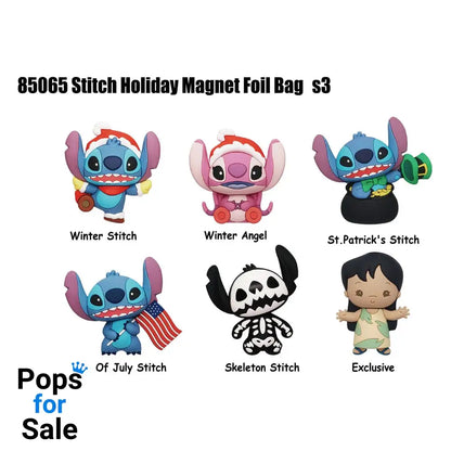 Lilo & Stitch 3D Magnets Series 3 Display (12)