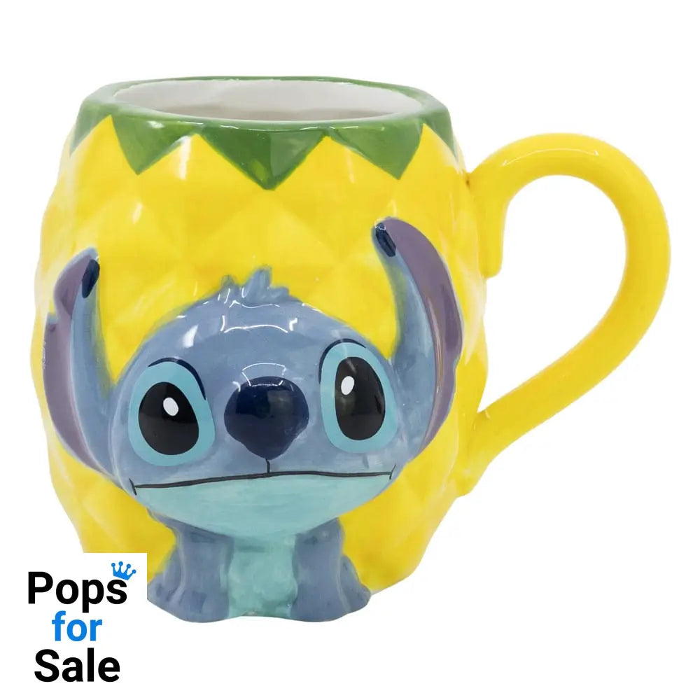 Lilo & Stitch 3D Mug Stitch Pineapple 414 ml Cups & Mugs