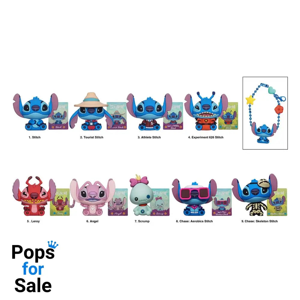 Lilo & Stitch 3D PVC Bag Clips Stitch Charm Display (24)