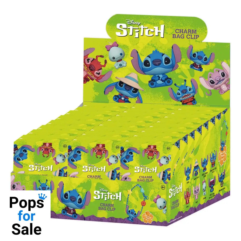 Lilo & Stitch 3D PVC Bag Clips Stitch Charm Display (24)