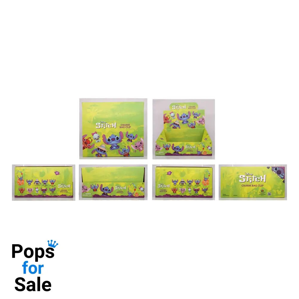 Lilo & Stitch 3D PVC Bag Clips Stitch Charm Display (24)