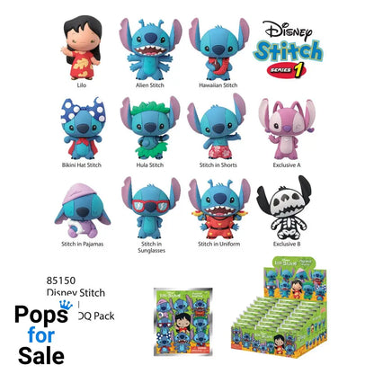 Lilo & Stitch 3D PVC Bag Clips Series 1 Display (24) Keyrings