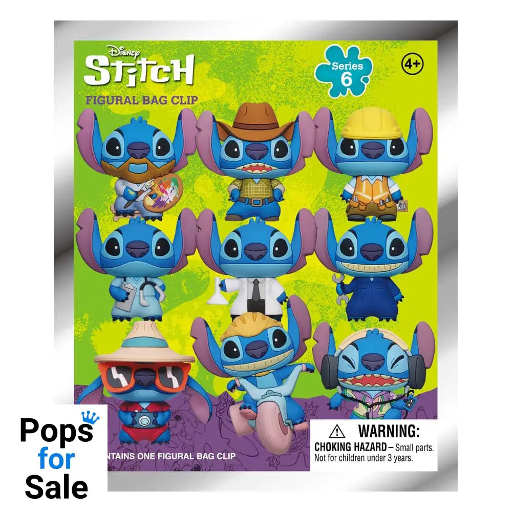 Lilo & Stitch 3D PVC Bag Clips Series 6 Display (24)