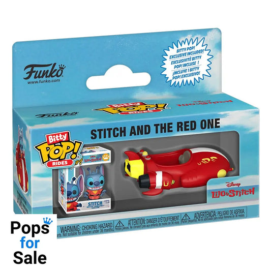 Lilo & Stitch Bitty POP! Rides Vinyl Figure Stitch and The Red One