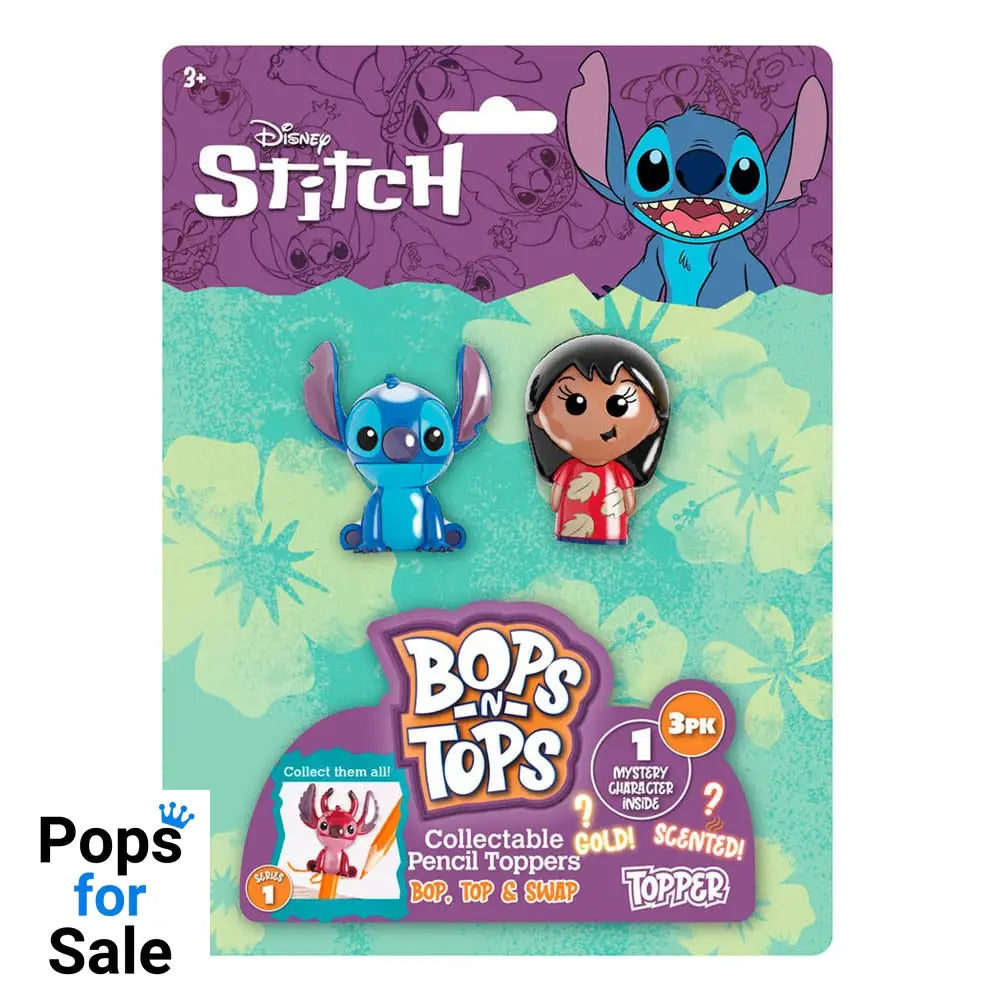 Lilo & Stitch Blister pack with 3x figures for pens Stationery