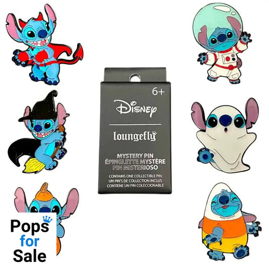 Lilo & Stitch by Loungefly Enamel Pins Blind Box Halloween Display (12)