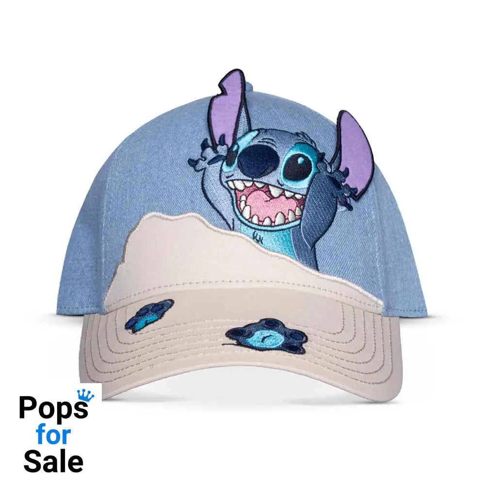 Lilo & Stitch Curved Bill Cap Beach Day Stitch Beanies & Caps