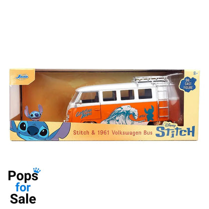 Lilo & Stitch Diecast Model 1/24 1961 VW Bus Stitch Vehicles