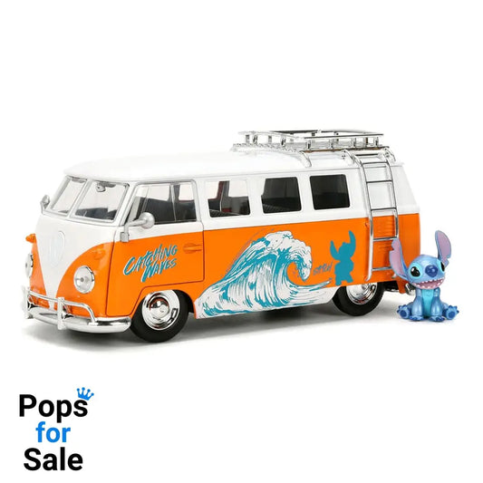Lilo & Stitch Diecast Model 1/24 1961 VW Bus Stitch Vehicles
