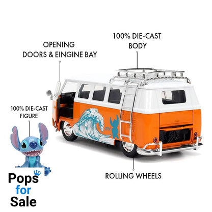 Lilo & Stitch Diecast Model 1/24 1961 VW Bus Stitch
