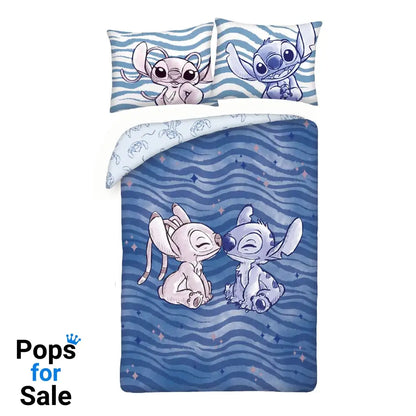 Lilo & Stitch Duvet Set Stitch & Angel Waves 140 x 200 cm / 70 x 90 cm Blankets & Duvets