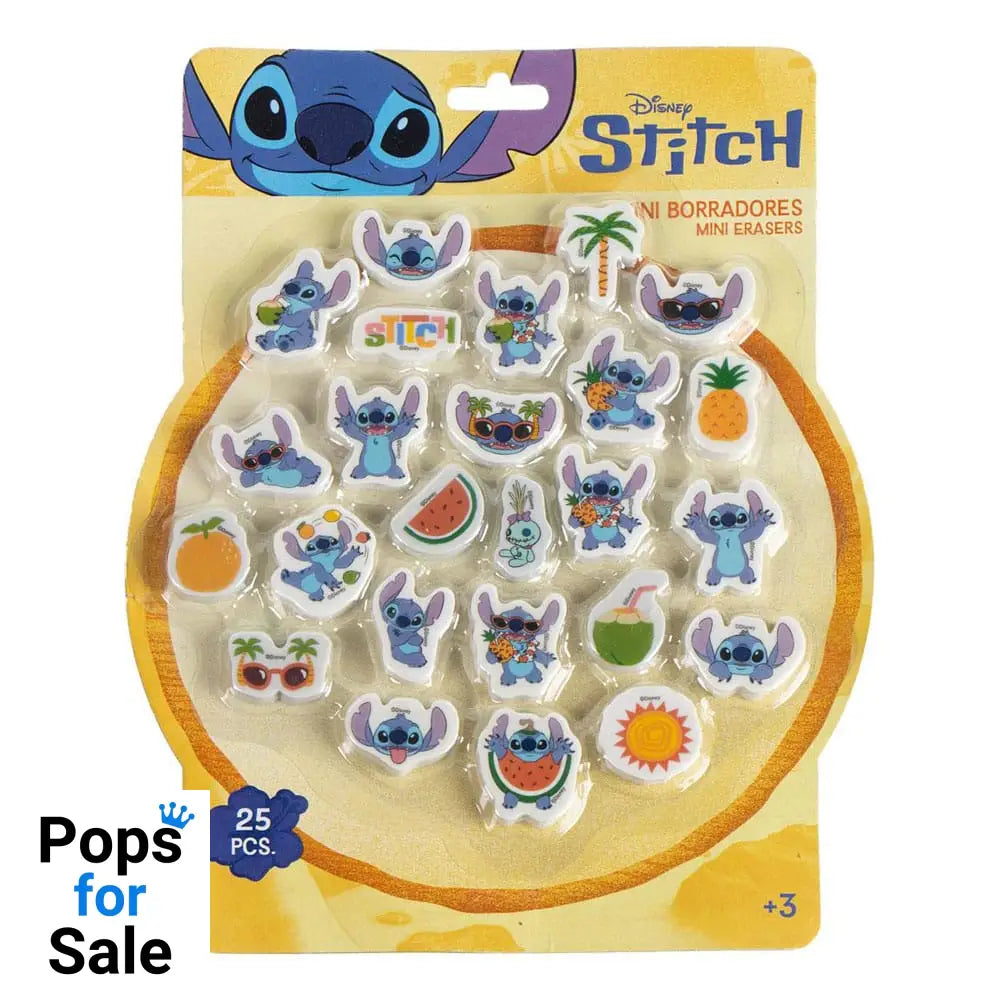 Lilo & Stitch Erasers 25-Pack