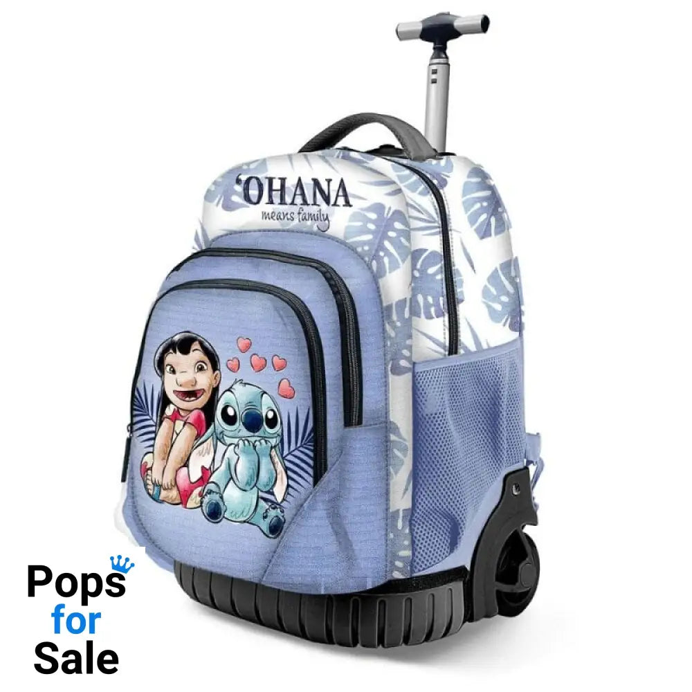 Lilo & Stitch Fan GTS Trolley Backpack Couple Lilac