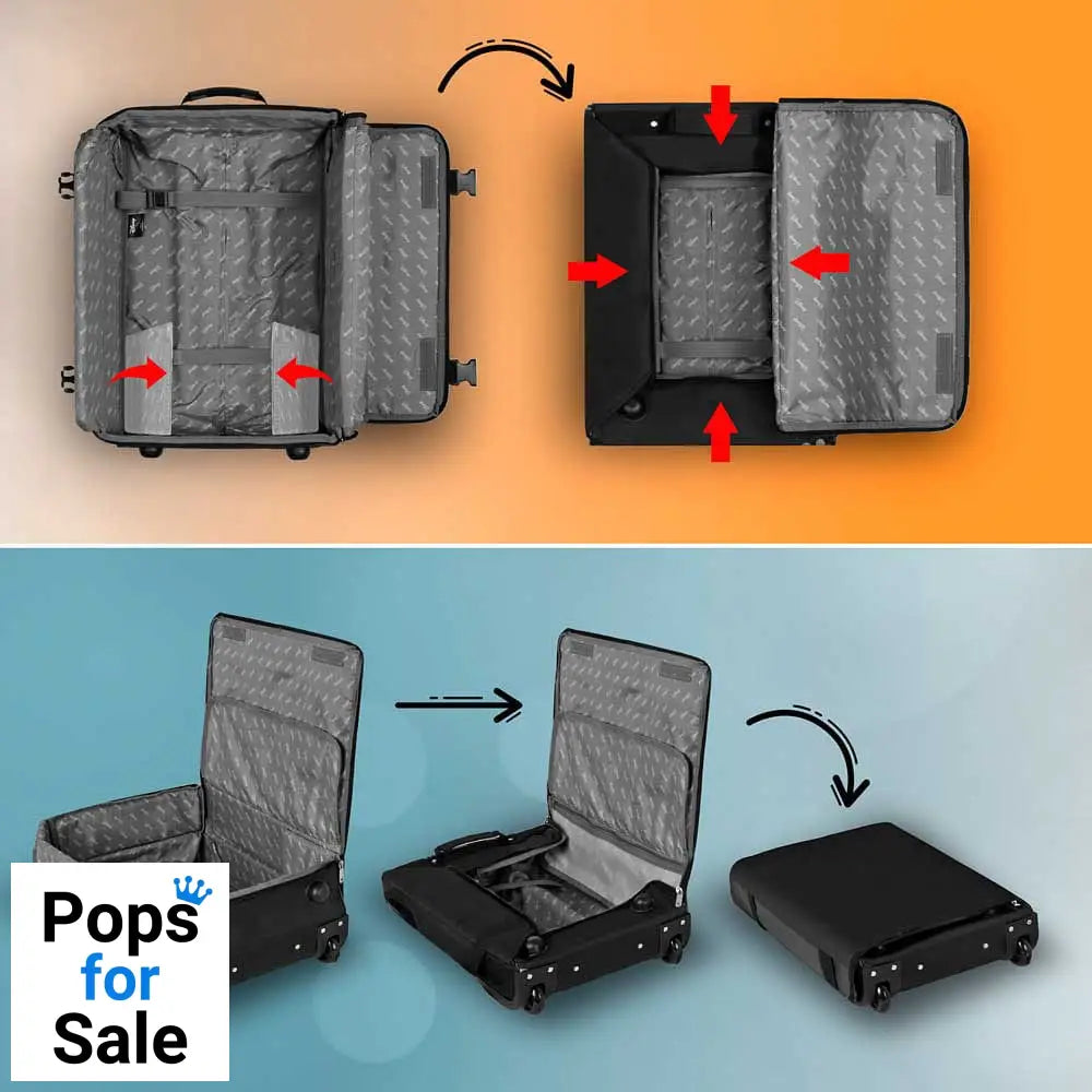 Lilo & Stitch Foldable Cabin Suitcase Stitch Aloha Blue 52 cm