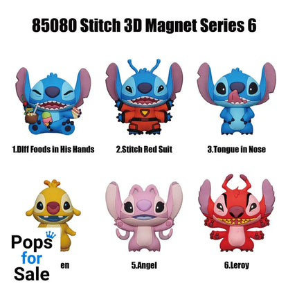 Lilo & Stitch Magnets blind pack Stitch Series 6 Display (12)