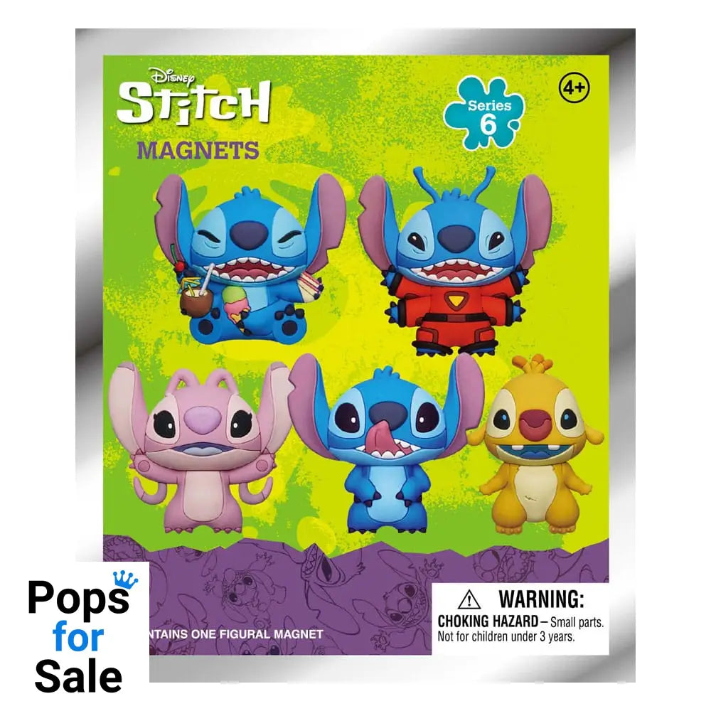 Lilo & Stitch Magnets blind pack Stitch Series 6 Display (12)