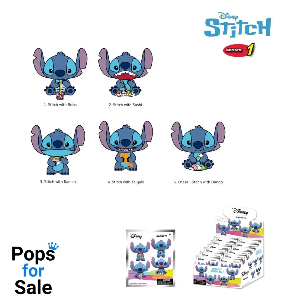 Lilo & Stitch Magnets Stitch Series 1 Display (12)
