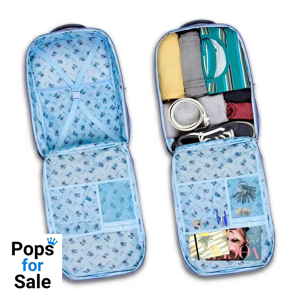 Lilo & Stitch Mercury Underseat Cabin Bag Backpack Face Blue